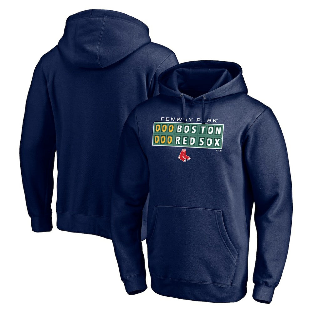 Navy Boston Red Sox Team Hometown Collection Scoreboard Pullover Hoodie