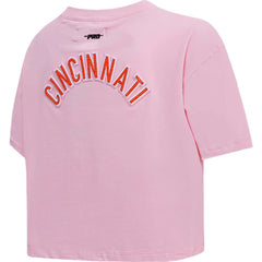 Pro Standard Women's Cropped Boxy T-Shirt - Cincinnati Bengals T-shirts