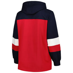 Red St. Louis Cardinals Women's Plus Size Colorblock Pullover Hoodie