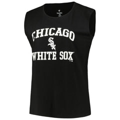 Black Chicago White Sox Profile Women's Plus Size Tank Top
