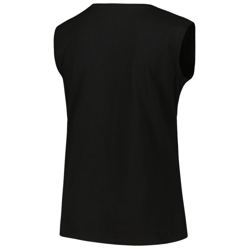 Black Chicago White Sox Profile Women's Plus Size Tank Top