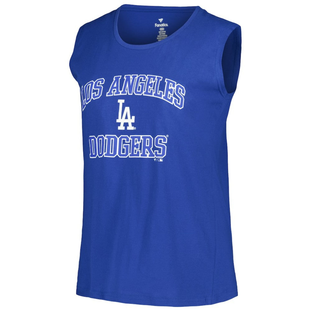 Royal Los Angeles Dodgers Profile Women's Plus Size Tank Top