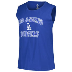 Royal Los Angeles Dodgers Profile Women's Plus Size Tank Top