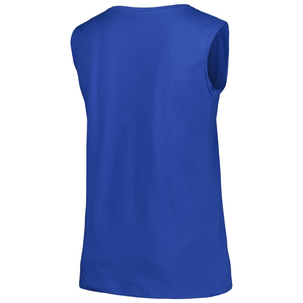 Royal Los Angeles Dodgers Profile Women's Plus Size Tank Top
