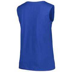 Royal Los Angeles Dodgers Profile Women's Plus Size Tank Top