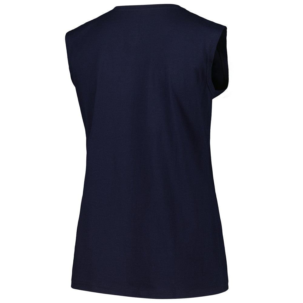 Navy Milwaukee Brewers Profile Women's Plus Size Tank Top