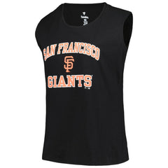 Black San Francisco Giants Profile Women's Plus Size Tank Top