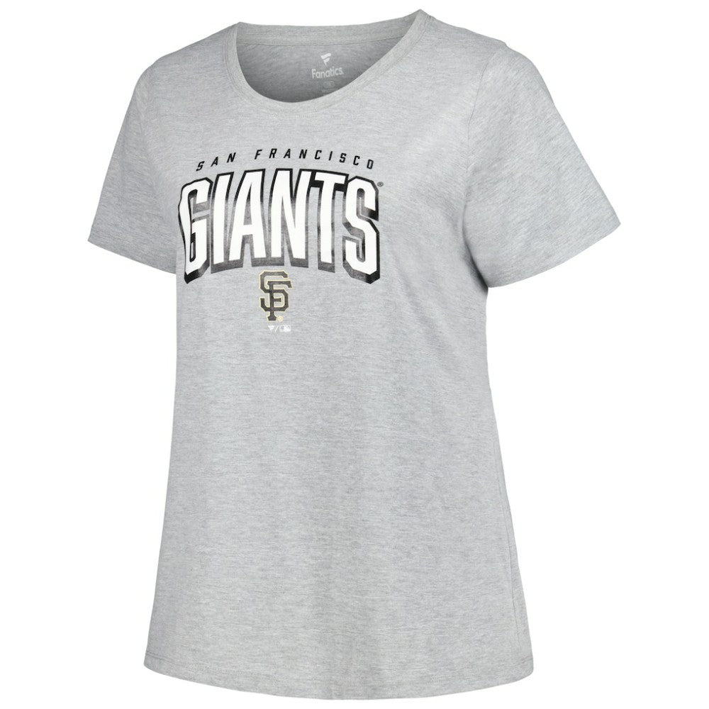 Black/Heather Gray San Francisco Giants Profile Women's Plus Size T-Shirt Combo Pack