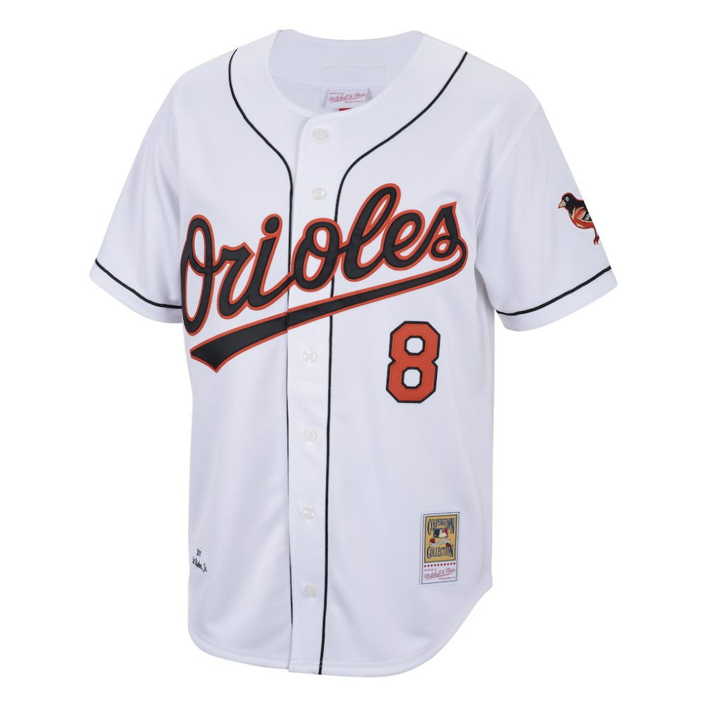 White Cal Ripken Jr. Baltimore Orioles Cooperstown Collection 2001 Authentic Player Jersey