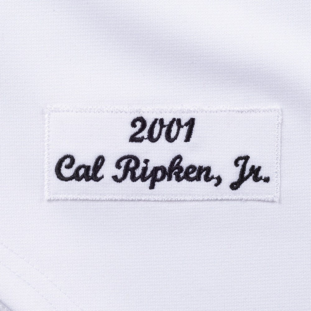 White Cal Ripken Jr. Baltimore Orioles Cooperstown Collection 2001 Authentic Player Jersey