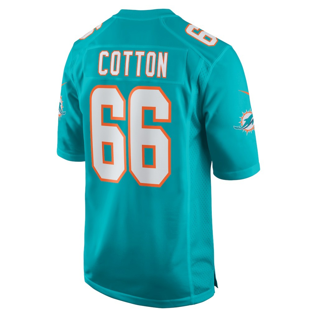 Lester Cotton Sr.  Home Game Player Jersey - Miami Dolphins Jerseys