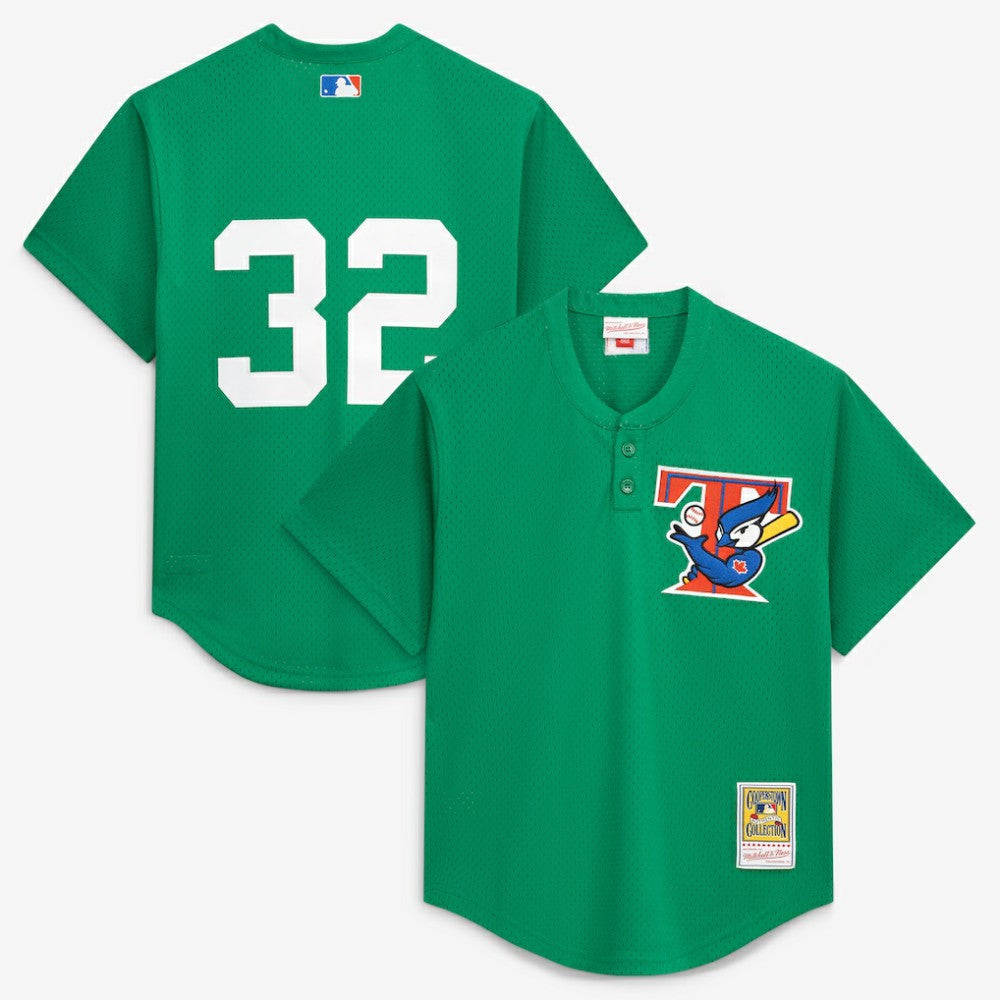 Green Roy Halladay Toronto Blue Jays Mitchell & Ness Authentic Batting Practice Jersey