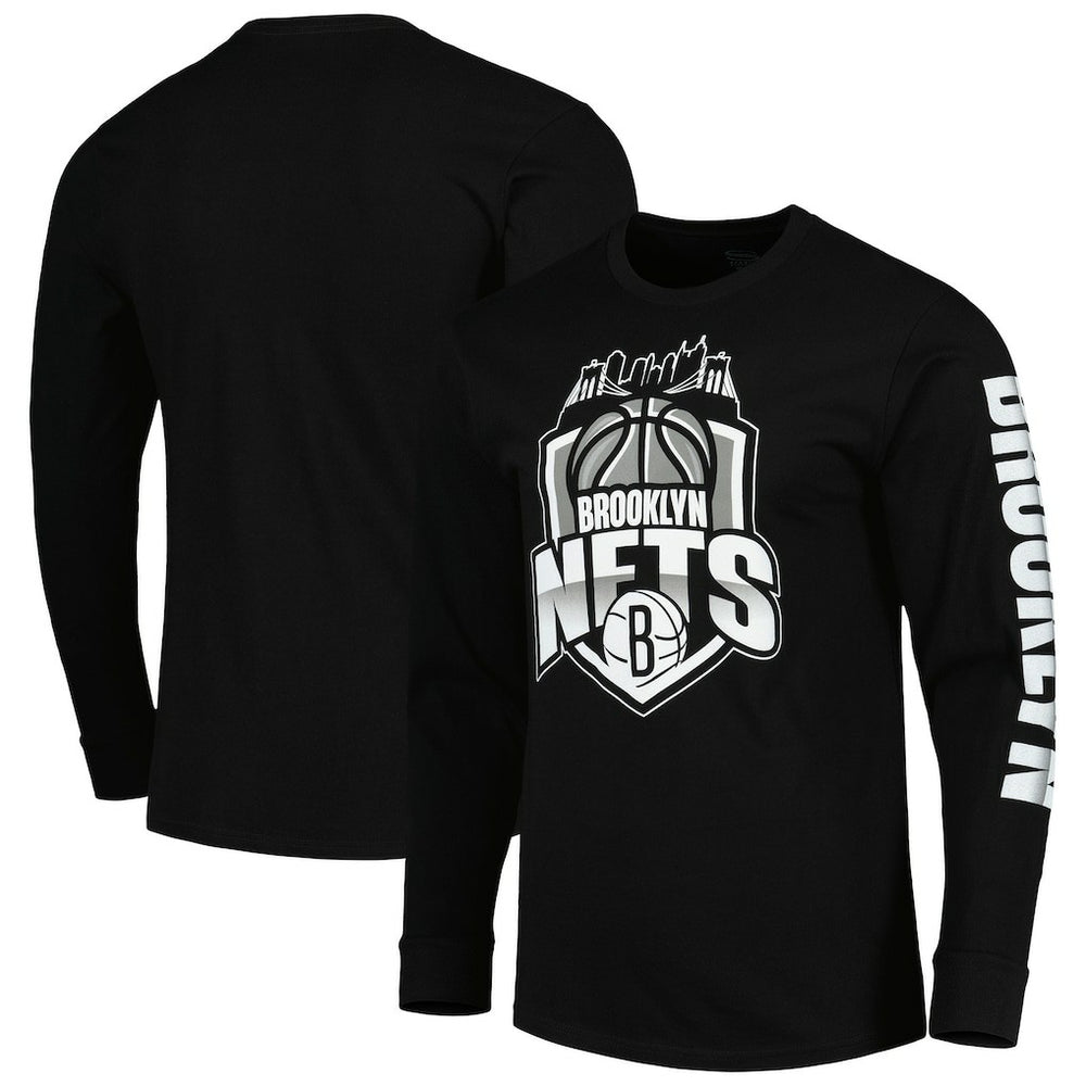 Brooklyn Nets Stadium Essentials Unisex NBA Crest Long Sleeve T-Shirt