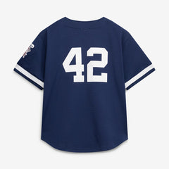 Navy Mariano Rivera New York Yankees Mitchell & Ness Cooperstown Collection Mesh Batting Practice Button-Up Jersey