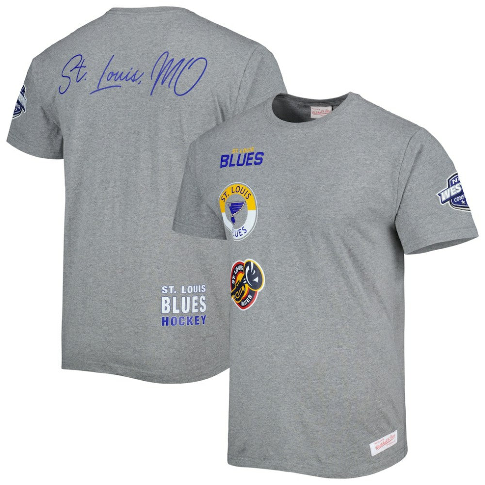 NHL St. Louis Blues Mitchell & Ness City Collection T-Shirt