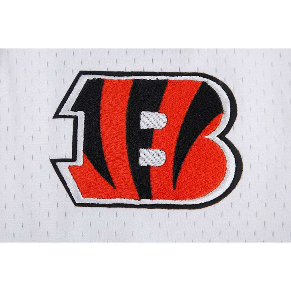 Joe Burrow  Pro Standard Mesh Baseball Button-Up T-Shirt - Cincinnati Bengals T-shirts