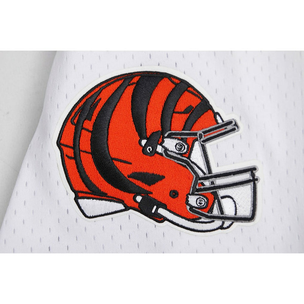 Joe Burrow  Pro Standard Mesh Baseball Button-Up T-Shirt - Cincinnati Bengals T-shirts