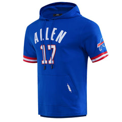 Josh Allen  Pro Standard Player Name & Number Hoodie T-Shirt - Buffalo Bills Hoodies