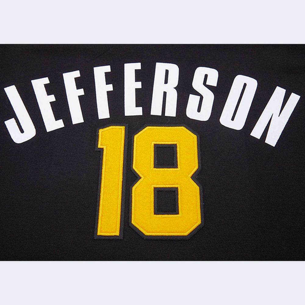 Justin Jefferson  Pro Standard Player Name & Number Hoodie T-Shirt - Minnesota Vikings Hoodies
