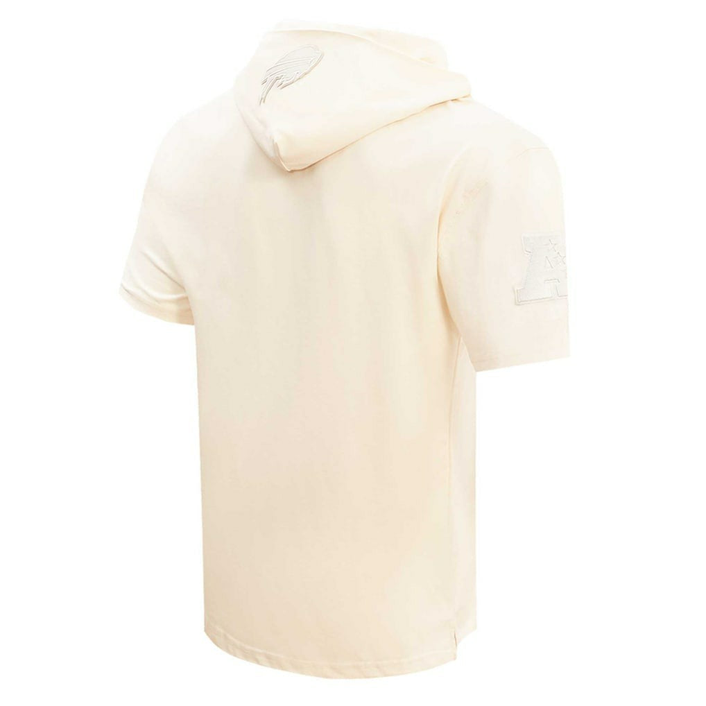 Josh Allen  Player Name & Number Neutral Short Sleeve Pullover Hoodie - Buffalo Bills Hoodies