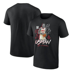 Usman Garuba Houston Rockets Player Name & Number Competitor T-Shirt
