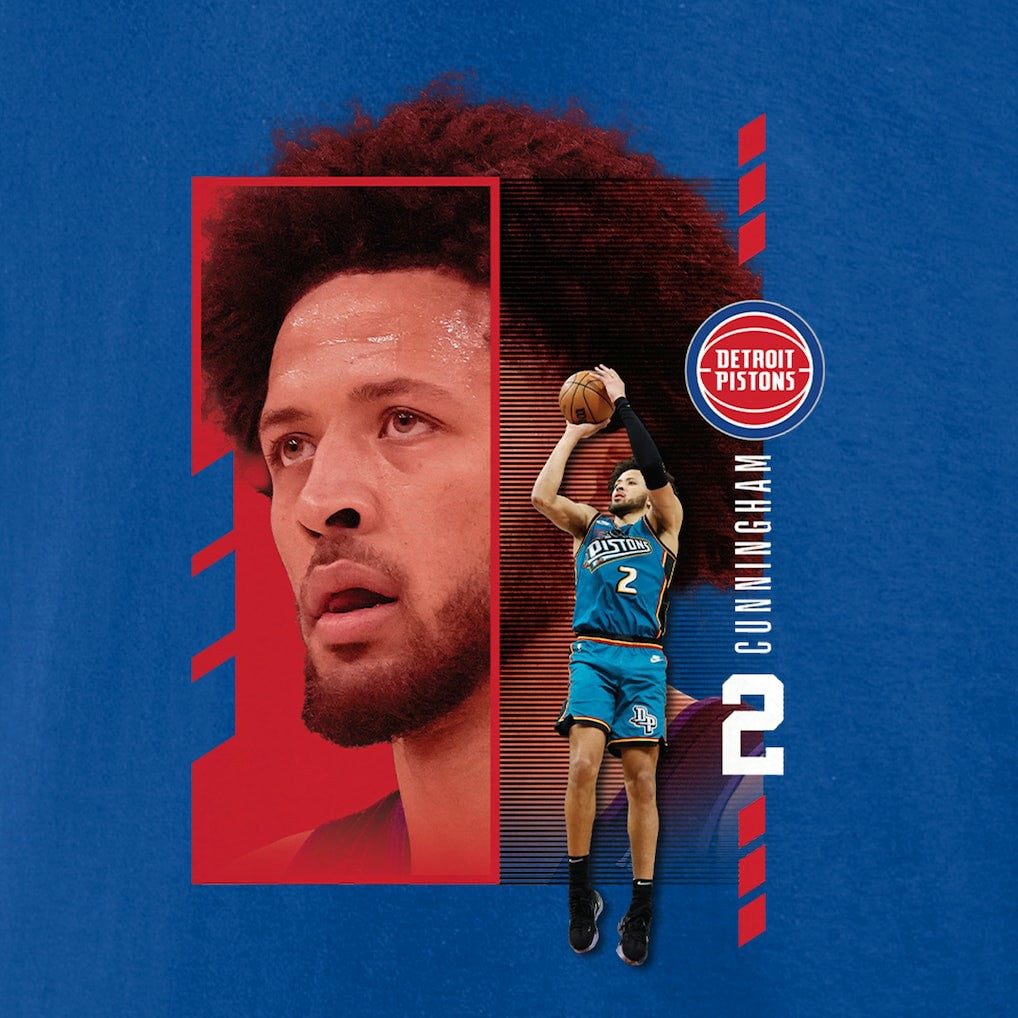 Cade Cunningham Detroit Pistons Jump Pass T-Shirt sale