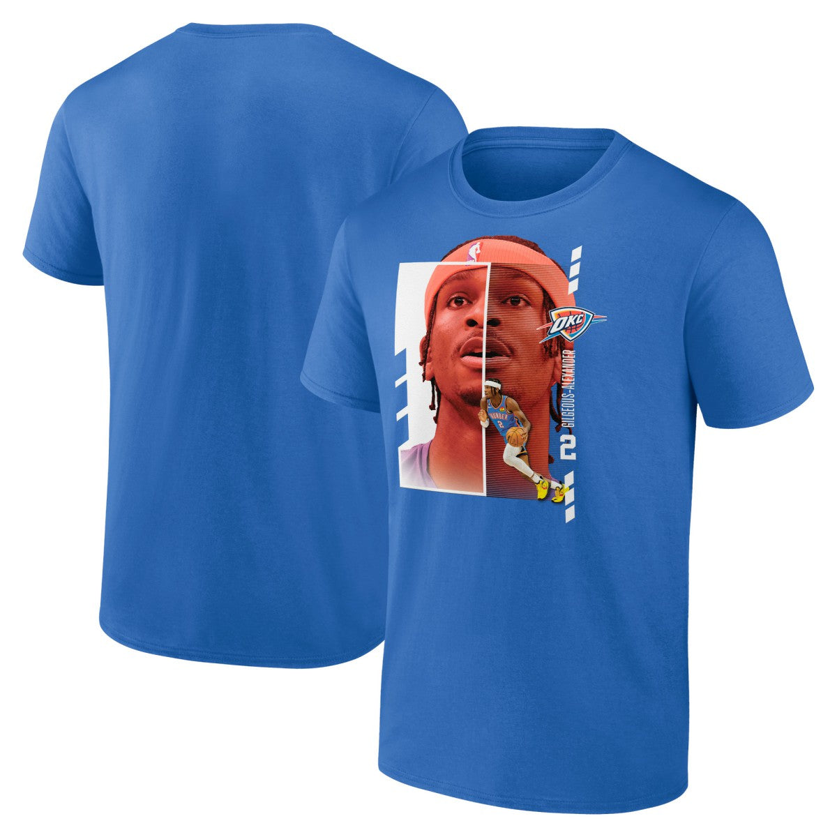 Shai Gilgeous-Alexander Oklahoma City Thunder Player Name & Number Jump Pass T-shirt