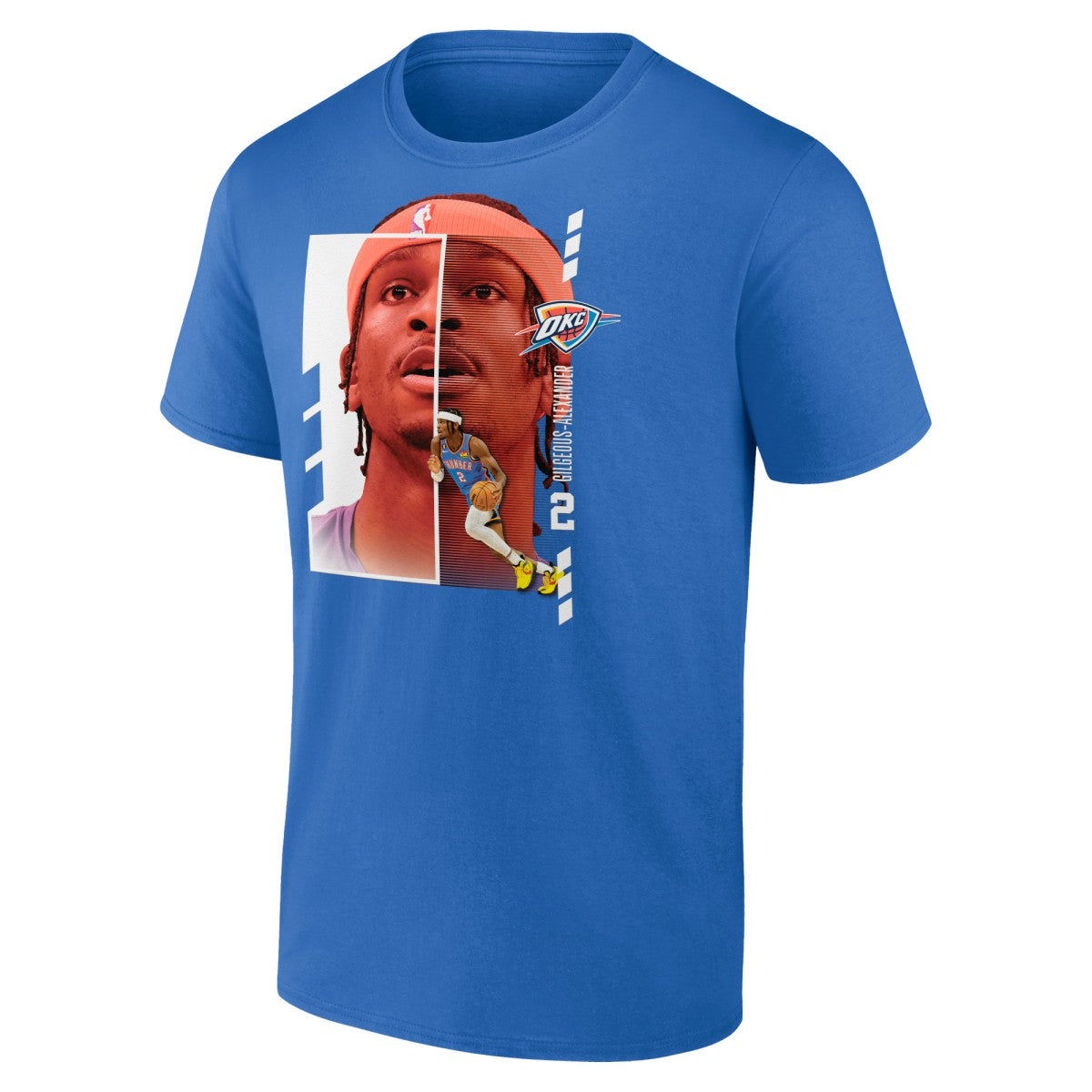 Shai Gilgeous-Alexander Oklahoma City Thunder Player Name & Number Jump Pass T-shirt