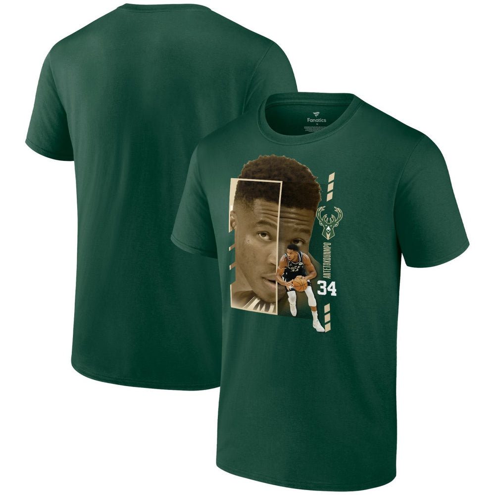 Giannis Antetokounmpo Milwaukee Bucks Jump Pass T-Shirt