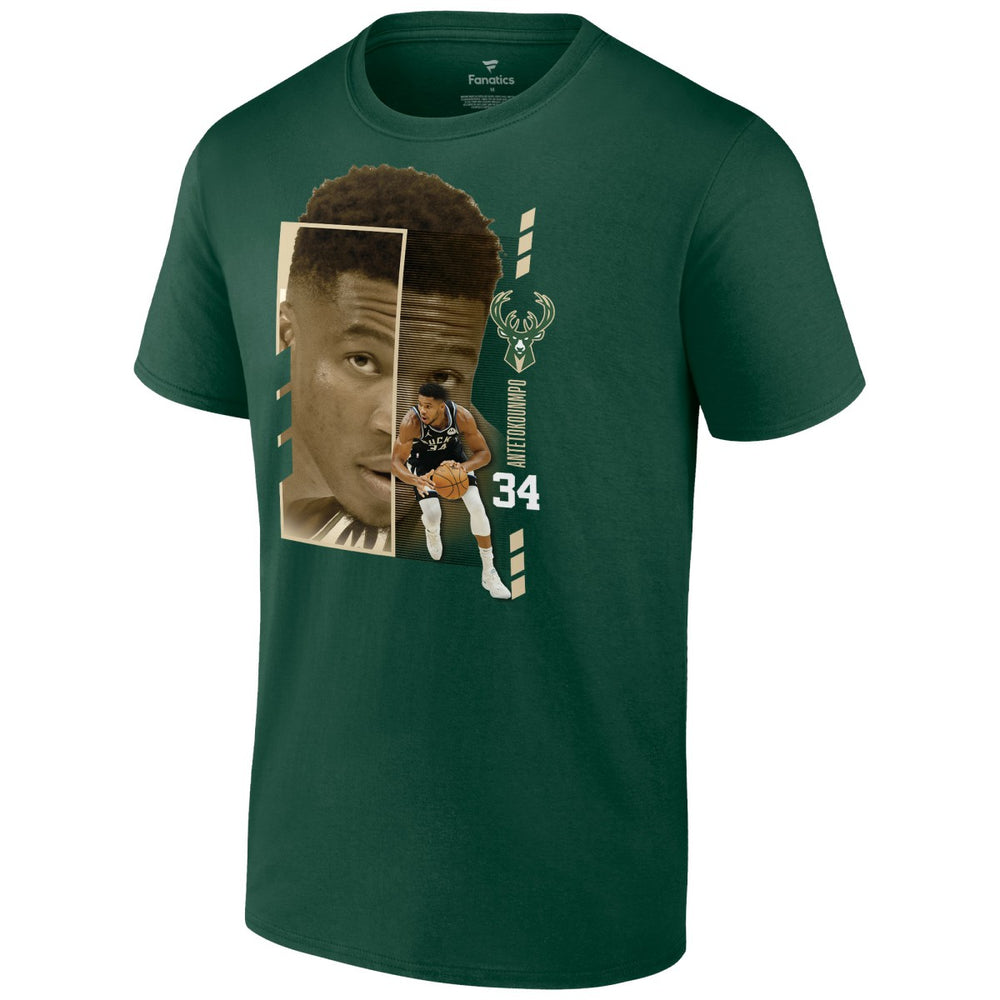 Giannis Antetokounmpo Milwaukee Bucks Jump Pass T-Shirt