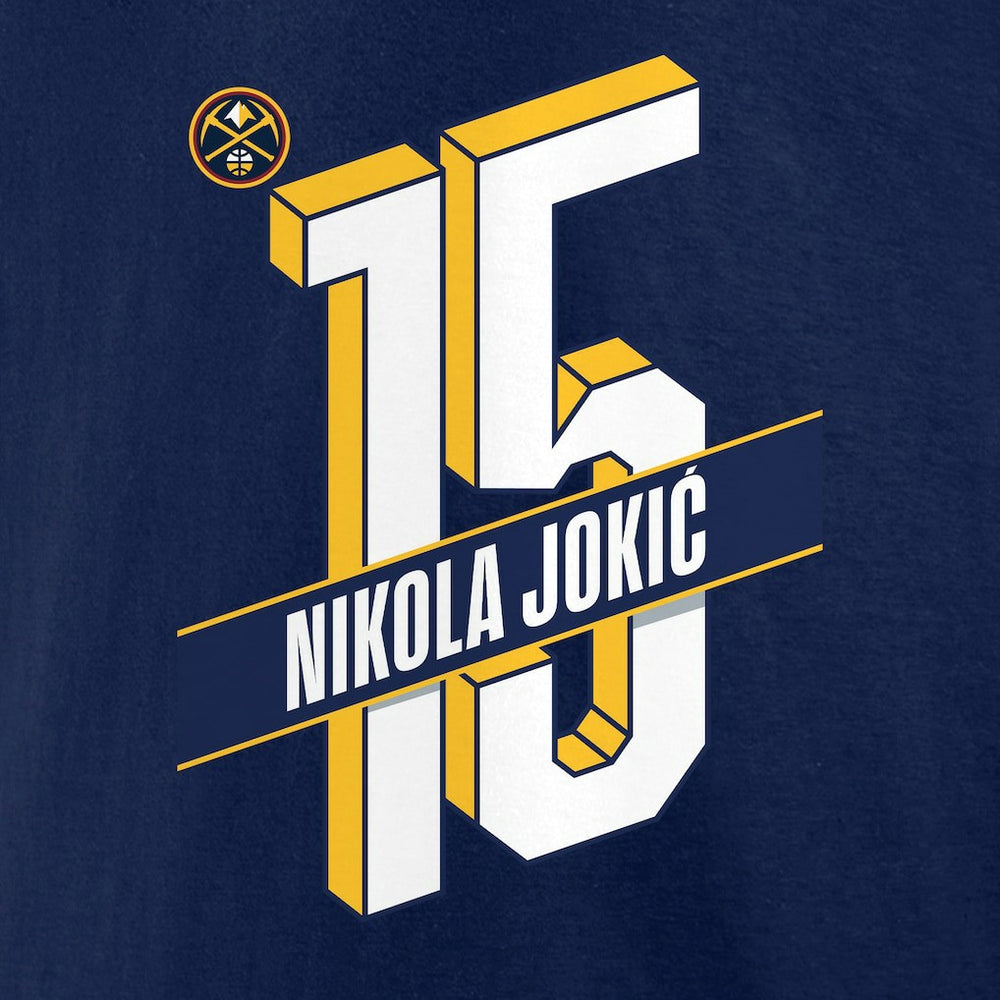 Nikola Jokic Denver Nuggets Full-Court Press Name & Number T-Shirt sale