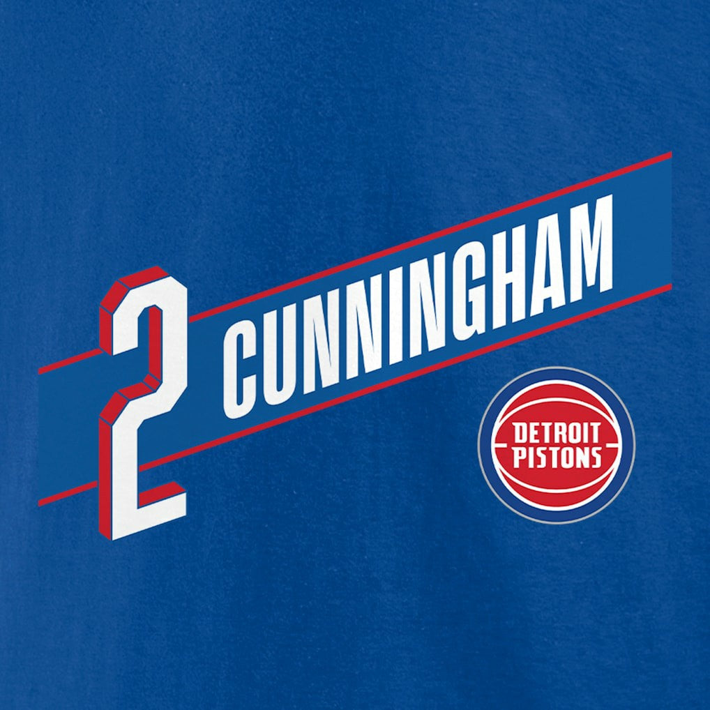 Cade Cunningham Detroit Pistons Full-Court Press Name & Number T-Shirt sale
