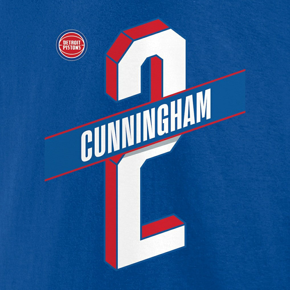 Cade Cunningham Detroit Pistons Full-Court Press Name & Number T-Shirt sale