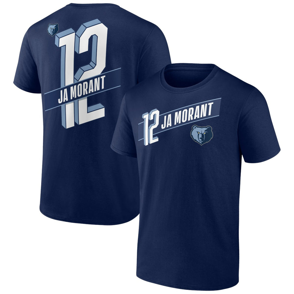 Ja Morant Memphis Grizzlies Full-Court Press Name & Number T-Shirt