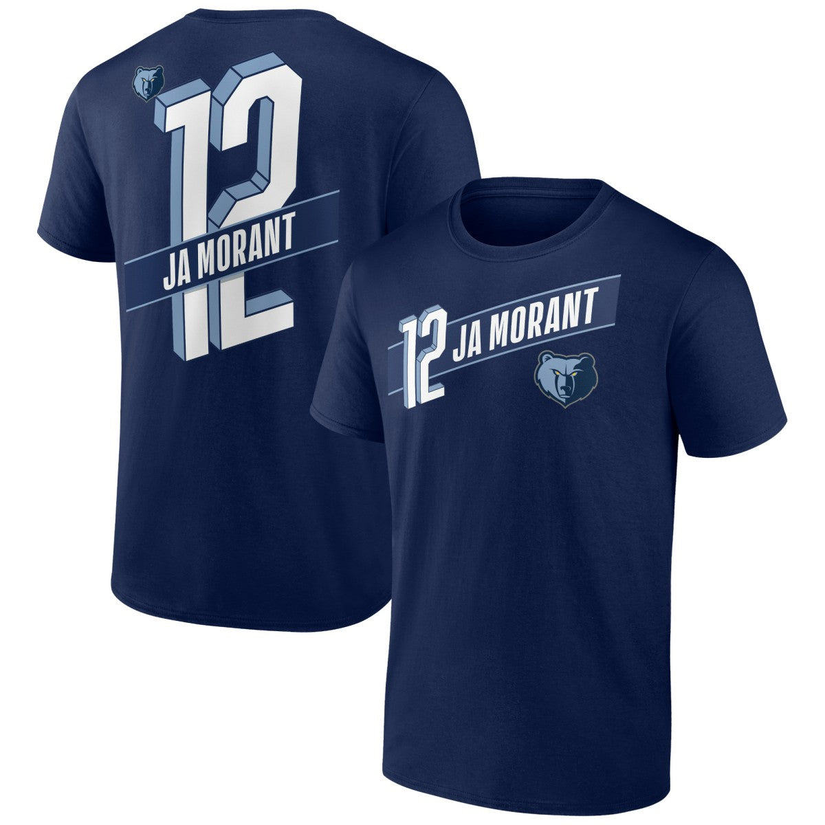 Ja Morant Memphis Grizzlies Full-Court Press Name & Number T-Shirt