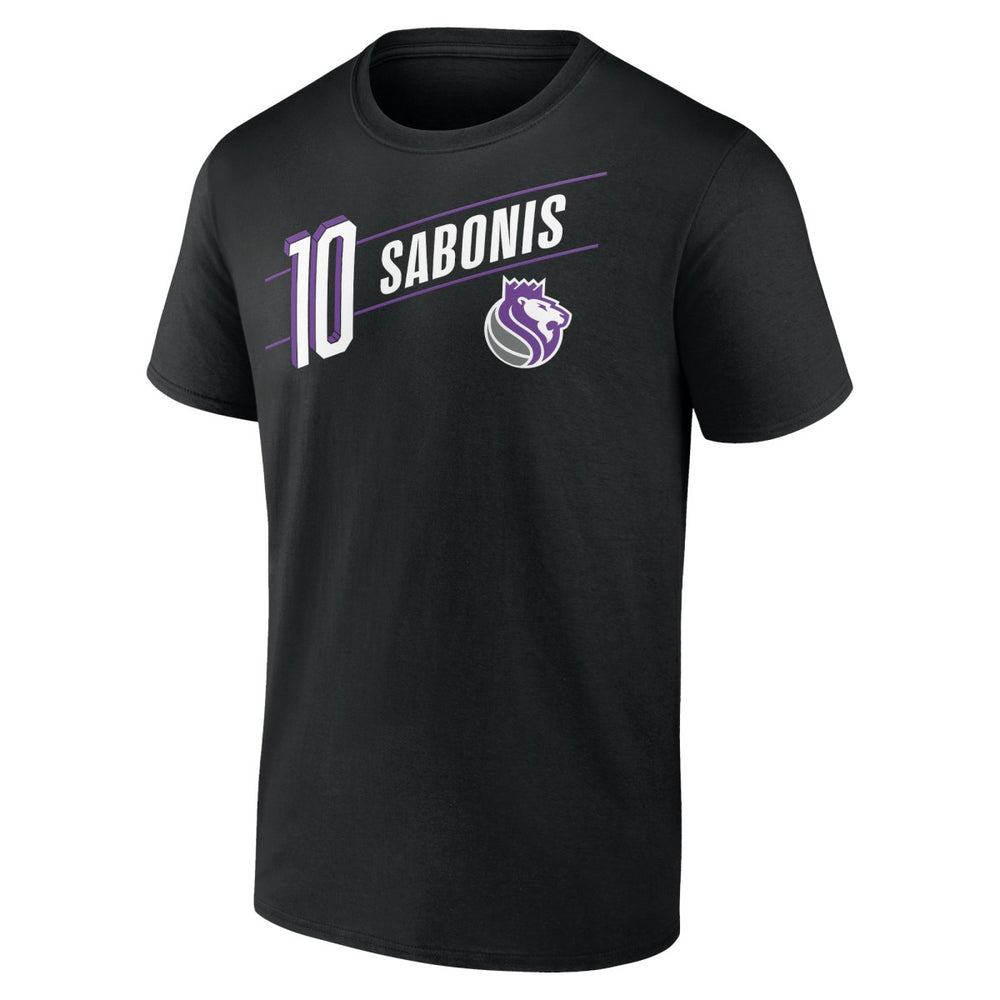 Domantas Sabonis Sacramento Kings Full-Court Press Name & Number T-Shirt