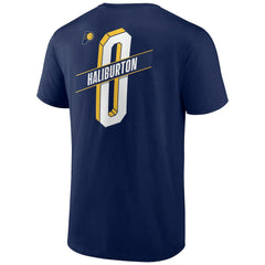 Tyrese Haliburton Indiana Pacers Full-Court Press Name & Number T-Shirt