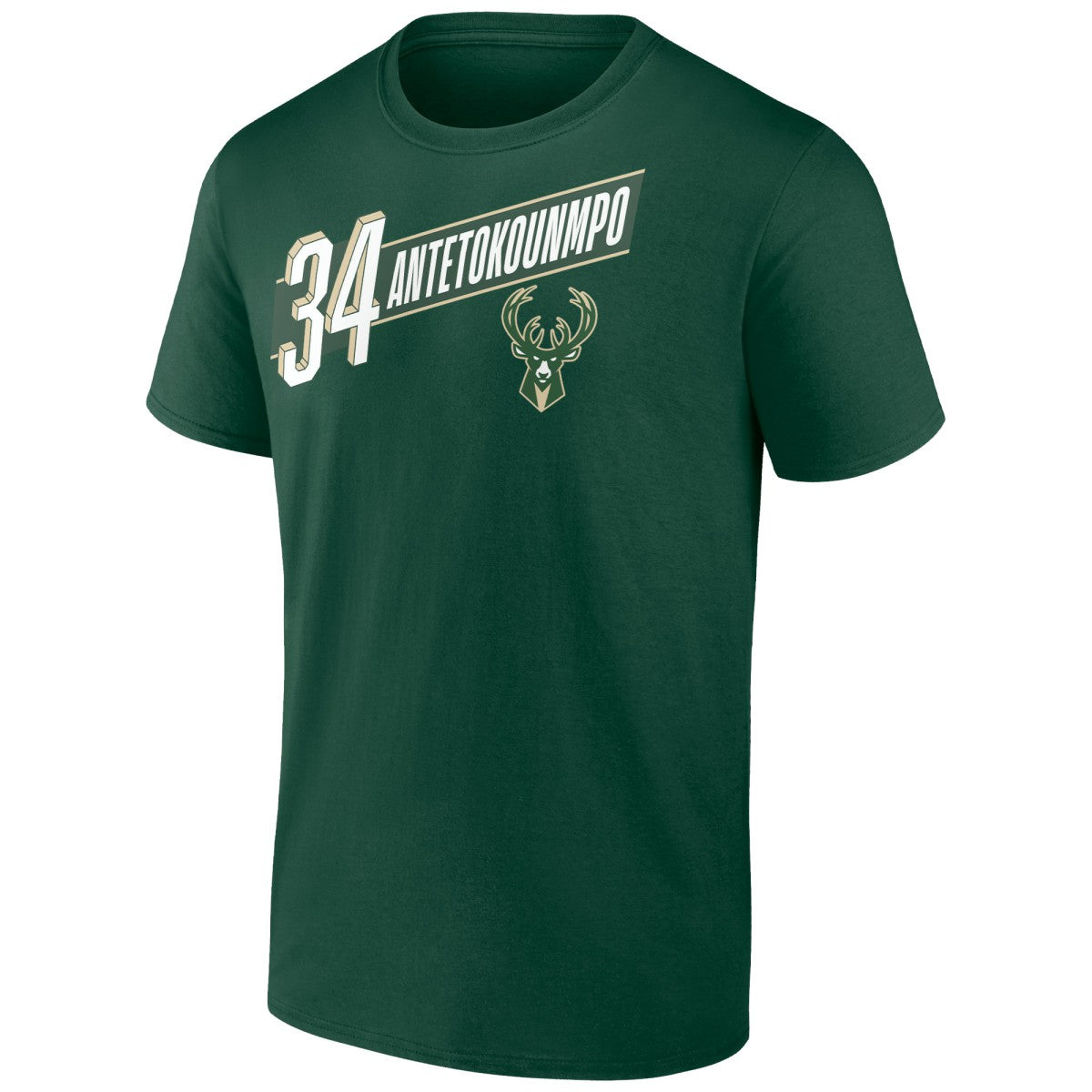 Giannis Antetokounmpo Milwaukee Bucks Full-Court Press Name & Number T-Shirt