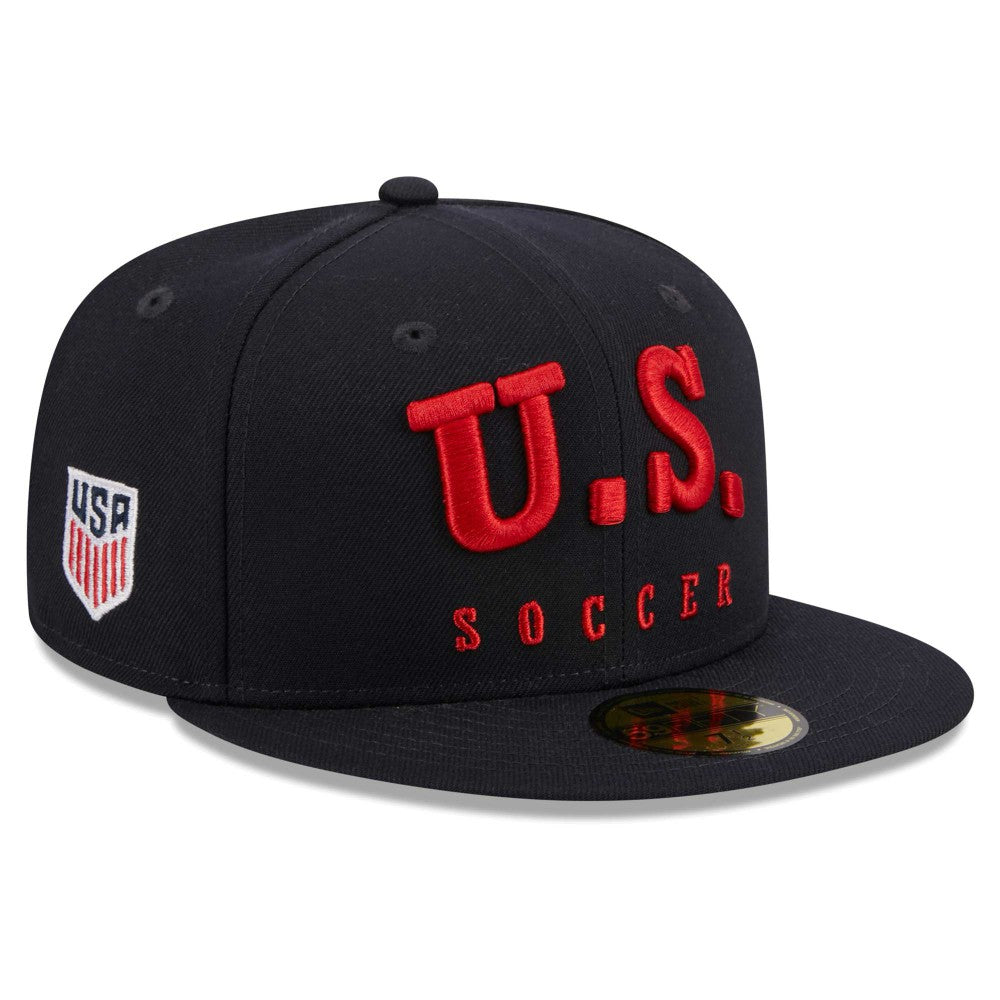 USMNT New Era Text 59FIFTY Fitted Hat