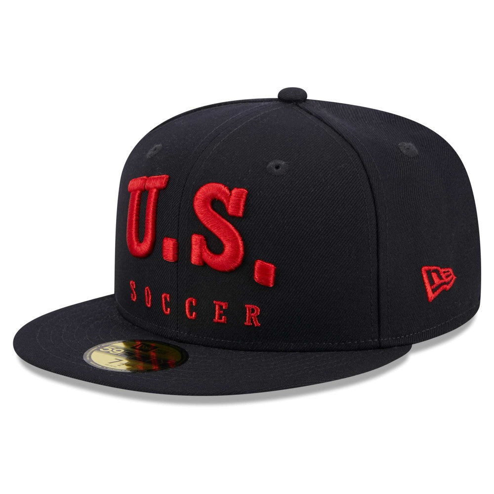USMNT New Era Text 59FIFTY Fitted Hat