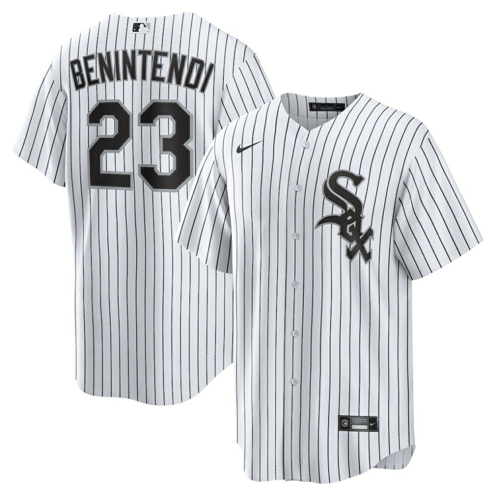 White/Black Andrew Benintendi Chicago White Sox Nike Home Official Player Jersey
