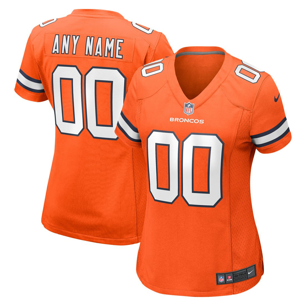 Women's Alternate Custom Game Jersey - Denver Broncos Jerseys