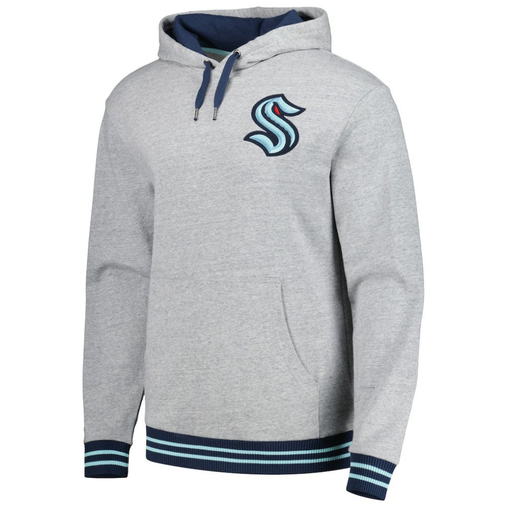 NHL Seattle Kraken Mitchell & Ness Classic French Terry Pullover Hoodie