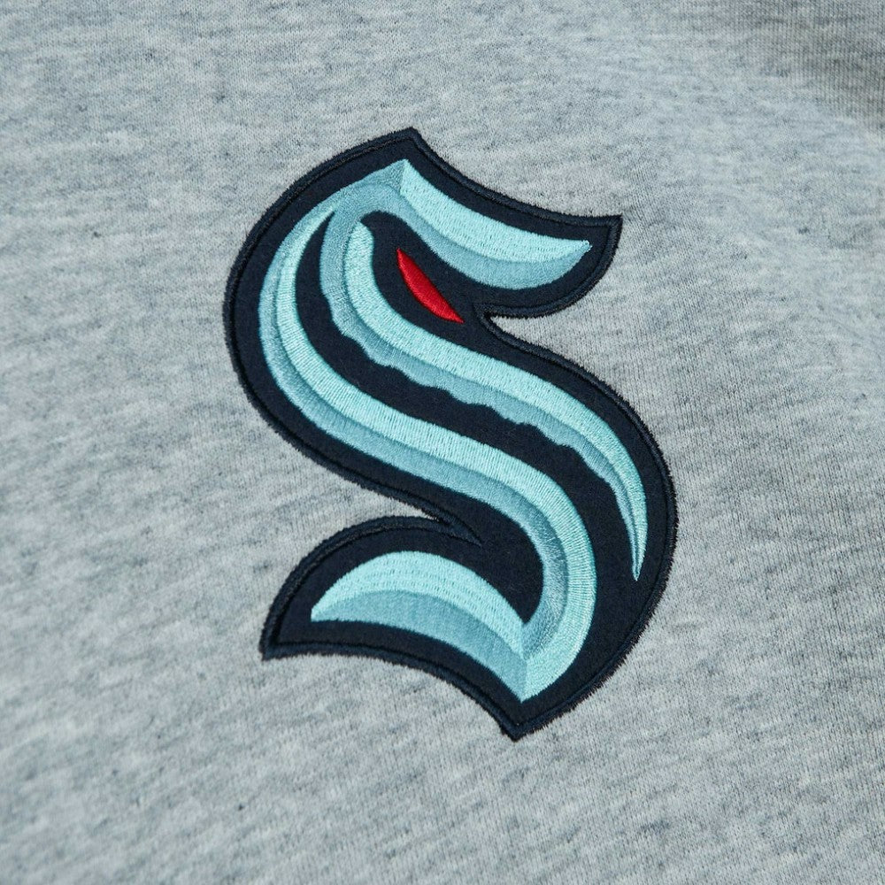 NHL Seattle Kraken Mitchell & Ness Classic French Terry Pullover Hoodie