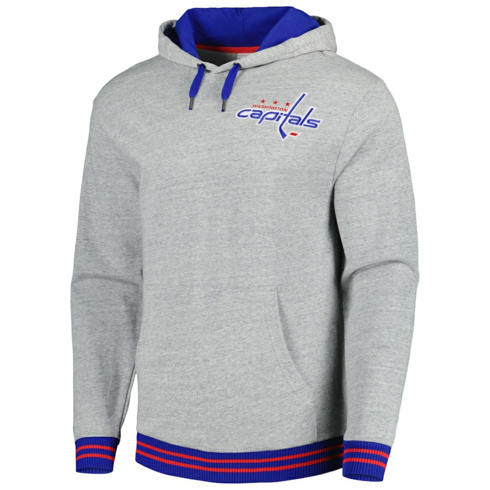 NHL Washington Capitals Mitchell & Ness Classic French Terry Pullover Hoodie