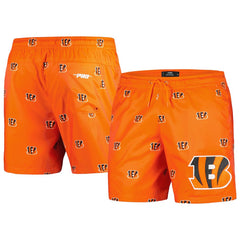 Pro Standard Allover Print Mini Logo Shorts - Cincinnati Bengals Shorts