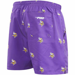Pro Standard Allover Print Mini Logo Shorts - Minnesota Vikings Shorts