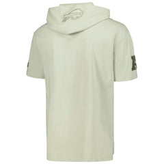 Pro Standard Neutrals Short Sleeve Pullover Hoodie - Buffalo Bills Hoodies