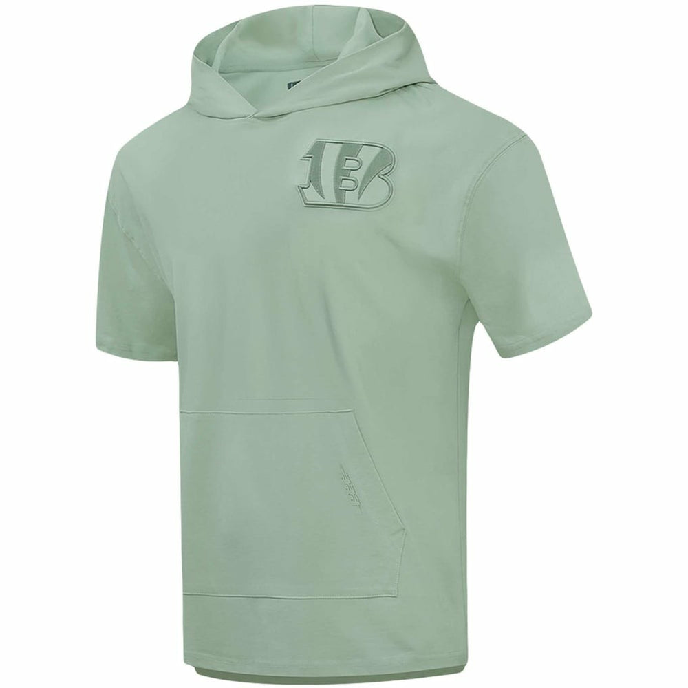 Pro Standard Neutrals Short Sleeve Pullover Hoodie - Cincinnati Bengals Hoodies