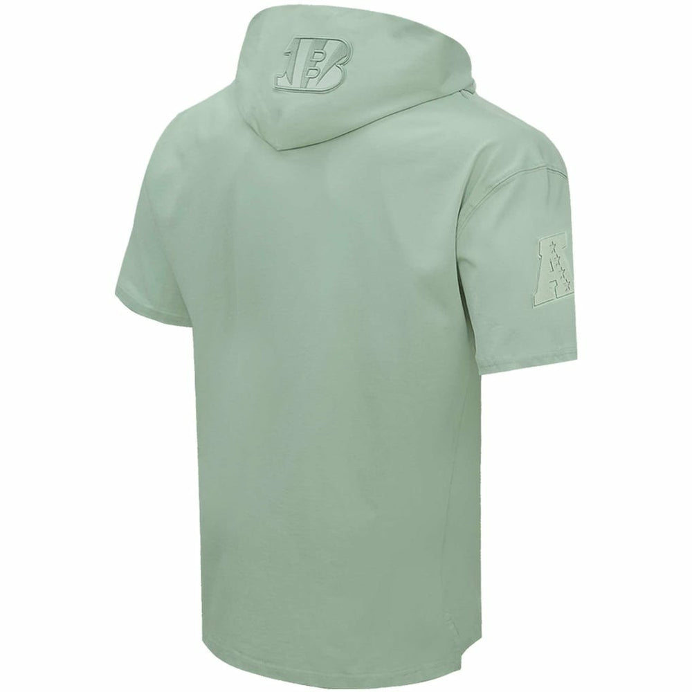 Pro Standard Neutrals Short Sleeve Pullover Hoodie - Cincinnati Bengals Hoodies